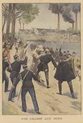 Eine Bärenjagd in Paris